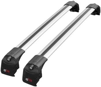 accessorypart Compatible con Toyota Corolla Touring (E210) 2019-2024 ACE-2 Barras de Techo Auto Portaequipajes Barras Transversales Gris Aluminio 2 Barras