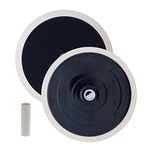 TCP Global Brand 7" Grip Mount Hook & Loop Universal Polisher Buffer Backing Plate Pad - Attach Foam Wool Buff Polishing Pads