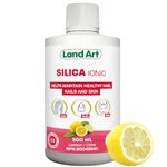 Liquid Ionic Silica Supplement - 500ml - for Skin, Hair and Nails -Great Taste- Fast Absorption - Vegan - Non-GMO – Gluten Free – Sugar Free – 33 Doses - Made in Canada