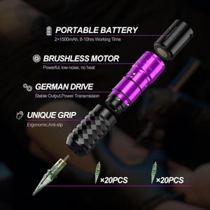 Solong Wireless Tattoo Kit – 2 Rechargeable Batteries