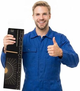 SMSGYS Pipe Measuring Tool, Pipe wrap Around for 1"-32" Pipe(XXL)
