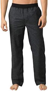 prAna Men's Standard Vaha Pant, Black 2, Small/34 Inseam