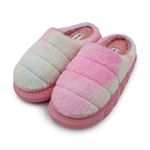 VRITRAZ Soft and Comfy Winter House Clog Indoor Slipper For Womens & Girls, Warm Slipper (Color-Cloud Multi, Size-UK-8)