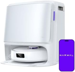 NARWAL Freo X10 Pro Robot 2-in-1 Vacuum and Mop, 11000Pa Suction, EdgeReach Mopping, Zero Tangle Technology, Self-Emptying with De-Tangling Side Brushes (2025)