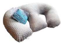 Twin Z Pillow + 1 Grey Cuddle Cover + Free Travel Bag!