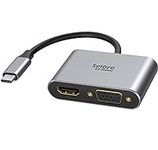 USB C to HDMI VGA Adapter,USB Type 