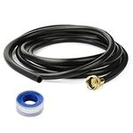 12ft Dehumidifier Drain Hose Compatible with Most Brands of Dehumidifiers - 12 feet x 1/2 inch Garden Hose Universal 3/4 inch Threaded Connection