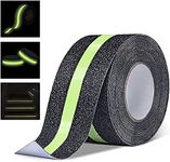 KAHEIGN 5m x 5cm Anti-Slip Grip Tape, Glowing in Dark Non Slip Adhesive Stair Treads High Traction Safety Grit Tape for Stairs Steps Decking Indoor Outdoor