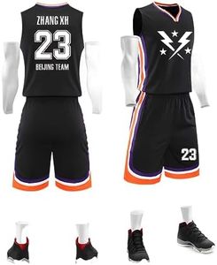 DVGEY Custom Basketball Jerseys Any Name Number Team Logo-Basketball Jerseys for Men/Women/Kids/Adult Basketball Uniform Set