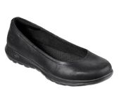 Skechers Women's GO Walk LITE Ballet Flats, Black, 10 M US