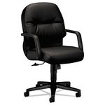 HONH2092HSR11T - HON Leather 2090 Pillow-Soft Series Managerial Mid-Back Swivel/Tilt Chair