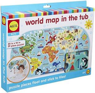 Alex Bath World Map in The Tub