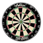 Swiftflyte Nodor Tournament Sisal Bristle Dartboard with Staple-Free Bullseye