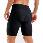 Sportneer Men's Cycling Shorts Biking Bike Bicycle Pants Half Pants 4D Coolmax Padded, Comfort, Anti-Slip Design, Breathable & Absorbent