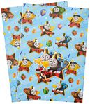 Thomas & Friends Gift Wrapping Paper - Two Sheet Two Tag, Officially Licensed Gift Wrap, Thomas and Friends Recyclable Birthday Gift Wrap, Officially Licensed Gift Wrap