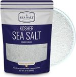 Kosher Sea Salt, Coarse Grain Kosher Salt, Replacement for Table Salt, Non-Iodized, All-Natural, No Additives (30 oz Bag) - Sea Salt Superstore