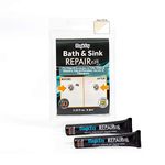 Bath and Sink REPAIRezy (Beige and White Kit): Bathtub Repair Kit - Fix Chips and Scratches in Baths, Showers, Sinks - Ceramic, Porcelain, Fiberglass, Enamel. (Beige - Almond/Tan/Bone/Biscuit)