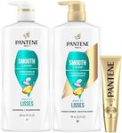 Pantene PRO-V Smooth & Sleek Shampoo, 820 mL + Conditioner, 745 mL + Rescue Shot, 15 mL