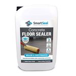 SmartSeal Concrete Floor Sealer - 25 Litres - Premium Exterior & Interior Concrete Sealer and Dustproofer with Satin Sheen Finish – Easy to Apply, Stain & Water Resistant Sealant