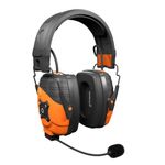 ISOtunes LINK 2.0 Bluetooth Ear Defenders - Bluetooth Headphones Over Ear Headphones Wireless, Ear Defenders Bluetooth 5.0, Wireless Headphones Bluetooth with 30dB SNR, 50 Hours Battery Life