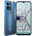 Ulefone Note 16 Pro Unlocked Cell Phones NFC, 16GB+128GB Storage, 50MP Dual Cameras, 6.52-inch Screen, Android 13, 4G LTE Phones (Blue)