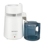 ROVSUN【Upgraded】1.6 Gallon/6L Countertop Water Distiller with Flame-Retardant Material & BPA-Free Container, Home Distilled Water Machine Maker Distilling Water Purifier, Stainless Steel Interior