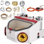 Two- Pen Sandblaster Machine Jewelry Dental Lab Sandblaster Sand Blaster wiith LED Lntelligent Regulation for Jewelry Frosting, Base Treatment, Gold And Silver Jewelry