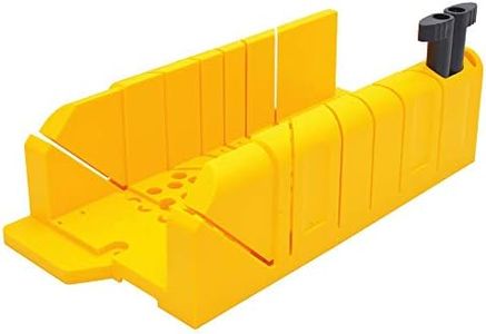 Stanley 1-20-112 Saw Storage Miter Box of plastic, Black