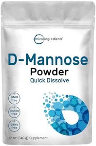 Micro Ingredients D Mannose Powder, Pure Mannose Supplement, Quick Water Soluble, Support Urinary Tract Cleanse & Bladder Health, Premium Mannose for Women and Men, Vegan Friendly.