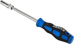 Draper 1/4" Bit Holding Driver | Magnetic Hand Tool | Soft Grip Handle | Chrome Vanadium Steel Blade | 43643