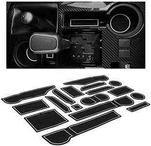 CupHolderHero fits Toyota 4Runner Accessories 2010-2023 Premium Custom Interior Non-Slip Anti Dust Cup Holder Inserts,Center Console Liner Mats,Door Pocket Liners 27pc Set(2 Rows of Seats)(White Trim)