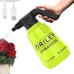 ORILEY Electric Spray Bottle Automatic Power Water Sprayer Portable Rechargeable Lawn Mister with Adjustable Nozzle Handheld Watering Can for Indoor Outdoor Plants Gardening (2L, Random Color)