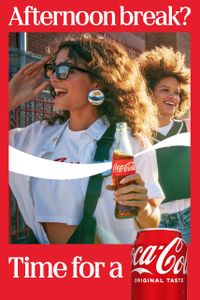 Coca-Cola Original Soft Drink, 24 x 330ml Cans