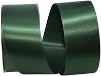 Reliant Ribbon 5000-924-16K Double Face Satin Allure Dfs Ribbon, 2-1/4 Inch X 50 Yards, Forest Green