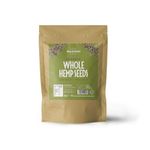 Organic Whole Hemp Seeds 1kg by Sun & Seed - 100% Organically Grown - Hemp Seeds Superfood - Vegan Friendly - Rich in Omega-3 and Omega-6