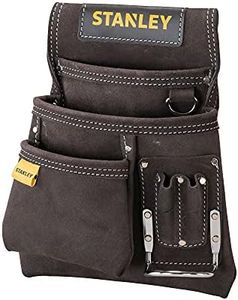 Stanley Leather Nail and Hammer Pouch, Black