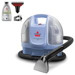 BISSELL Little Green Portable Carpet & Upholstery Cleaner, Mini Deep Cleaner for Car & Auto Detailing, HydroRinse Self-Cleaning Tool, 4-Inch Tough Stain Tool, OXY Formula, 4075H