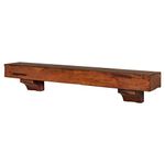 Pearl Mantels 412-60-50 Shenandoah Pine 60-Inch Fireplace Mantel Shelf, Rustic Medium