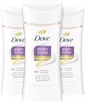 Dove Even Tone Antiperspirant Deodorant for Uneven Skin Tone Restoring Powder Sweat Block for All-Day Fresh Feeling 2.6 oz 3 Count