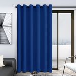 Deconovo Blackout Curtains for Living Room, Room Darkening Curtain Panel for Bedroom, Thermal Insulated Window Curtain, 1 Panel, Royal Blue, 80 W x 84 L Inch Long Wide Width Curtains for Room Divider