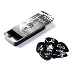 Jim Dunlop JH-PT06M Jimi Hendrix Silver Guitar Pick Tin, Medium