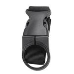 Segolike Nylon Outdoor Molle Hanging Strap Webbing Buckle Clip Water Bottle Holder Backpack Carabiner Key Hook Belt Tool - 3 Colors - Black