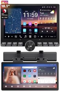 X10 10.1 inch Knob Single DIN & Double DIN Car Stereo, with Passenger Entertainment Screen, AI Vision