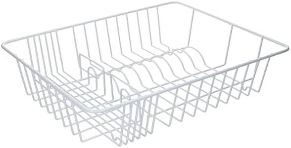 KitchenCraft Stendibiancheria, antiruggine, metallo rivestito in plastica senza BPA, 45 x 36 cm, bianco