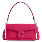 Coach Women's Quilted Tabby Shoulder Bag 26 with Chain, Dragonfruit, One Size