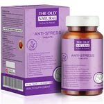 The Old Natural Anti Stress Tablets - Ashwagandha Ksm 66 Extract, L-Theanine, Brahmi, Chamomile Combination For Relieving Stress, – 60 Veg. Capsules (Pack of 1) (Pack of 1)