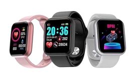Diamond Craft Smart Watch for Kids,Men,Boys,Girls, & Women, D20 Plus 2025, Latest for Android & iOS Phones, IP68 Waterproof with Daily Activity Tracker, Heart Rate Sensor, Sleep Monitor Watch- Black