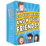 DO YOU REALLY KNOW YOUR FRIENDS? The Ultimate Party Game for Adults and Teens - Fun Card Game for Groups and a Great Friends Gift for Game Night