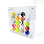 HH-GOLF Acrylic Golf Ball Display Rack for Wall, Golf Ball Display Case, Golf Ball oragnizer case (20 Balls Capacity)