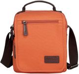 mygreen Women's Messenger Bag - Crossbody Shoulder Bags Travel Bag Man Purse Casual Sling Pack for Work Business Orange